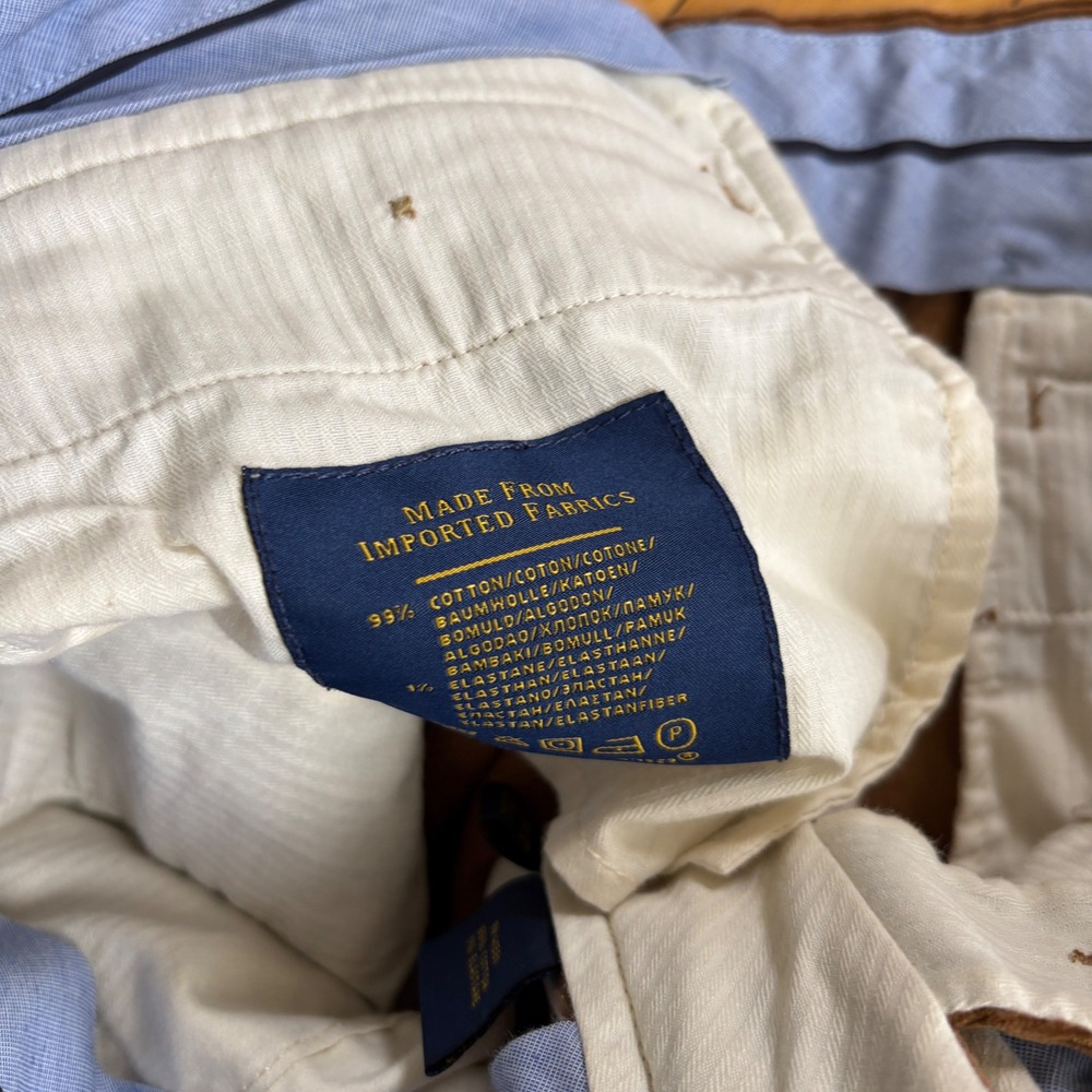 Polo Ralph Lauren Pants Mens 36x29 Brown Corduroy Classic Fit Preppy - Picture 3 of 11
